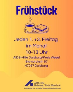 Frühstück in der Aids-Hilfe Duisburg / Kreis Wesel e.V.